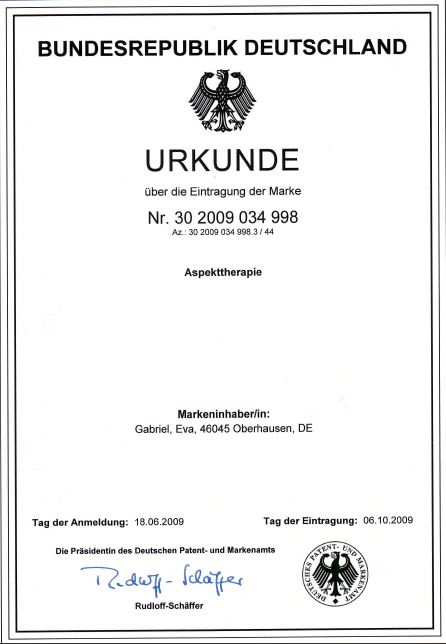 Psychotherapie Oberhausen Aspekttherapie